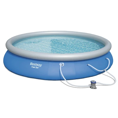 Bestway® Fast Set™ 15ft. Round Inflatable Pool Set