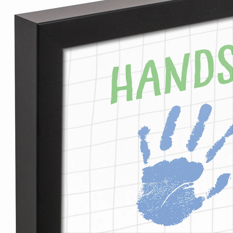 Hands Down Best Grandpa Black Framed Canvas