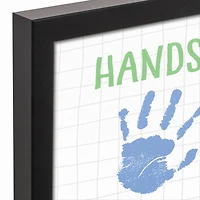 Hands Down Best Grandpa Black Framed Canvas