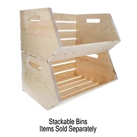 12 Pack: 18" Stackable Wood Crate by Make Market®