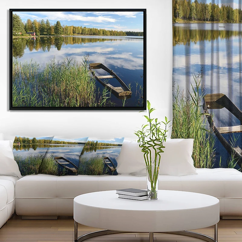 Designart - Beautiful Swedish September Lake