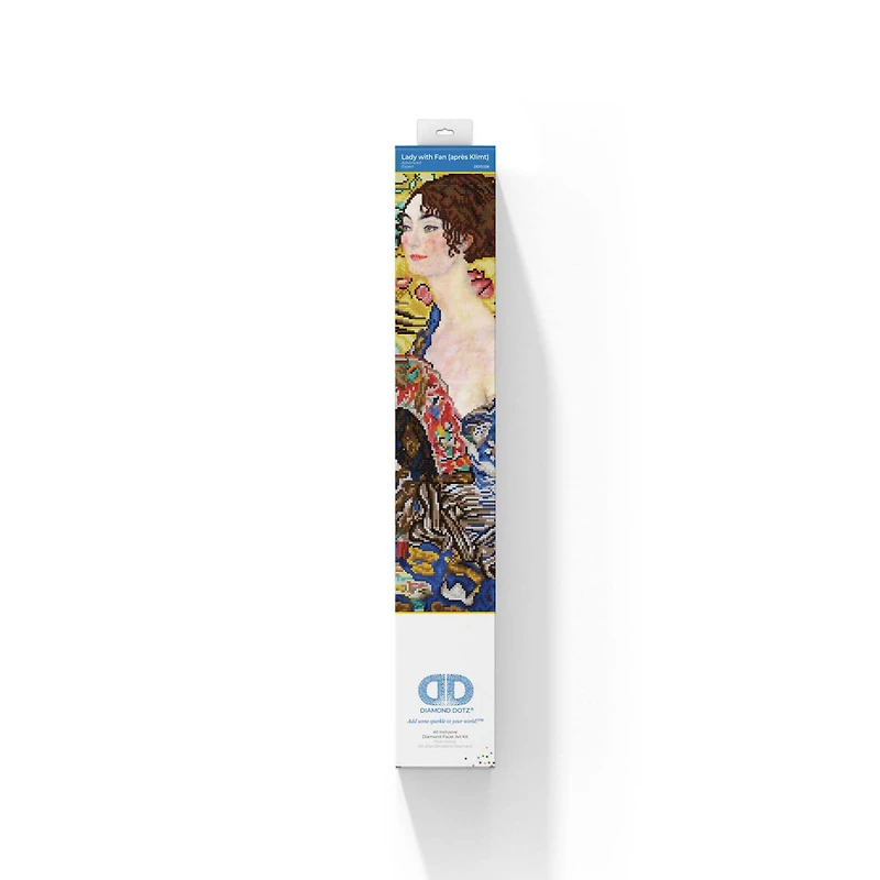 Diamond Dotz® Advanced Lady with Fan (après Klimt) Diamond Painting Kit