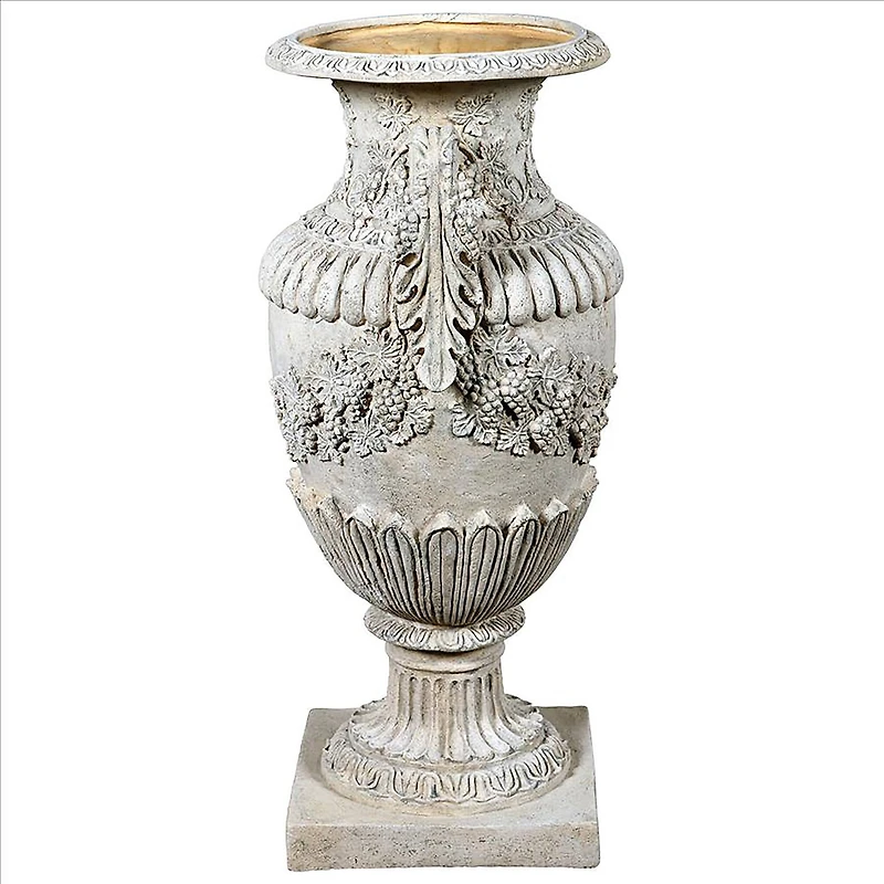 Design Toscano 37" Wine Harvest Oviform Architectural Garden Urn