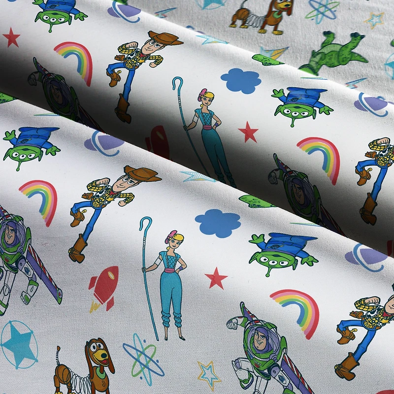 Disney Pixar Toy Story Characters Cotton Fabric