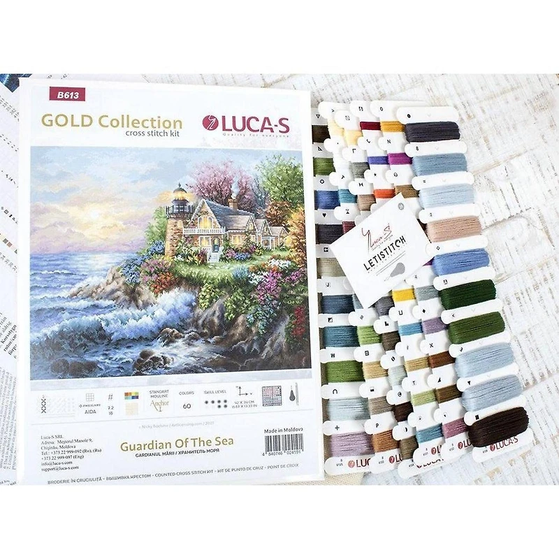 Luca-s Guardian Of The Sea Counted Cross Stitch Kit
