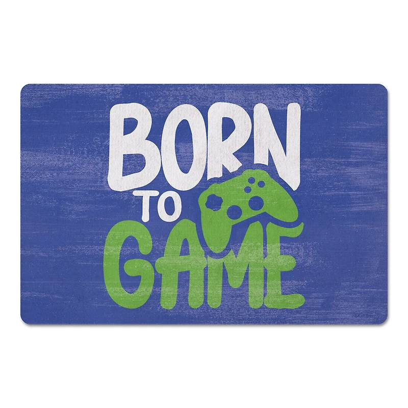 18" x 27" Born to Game Floor Mat
