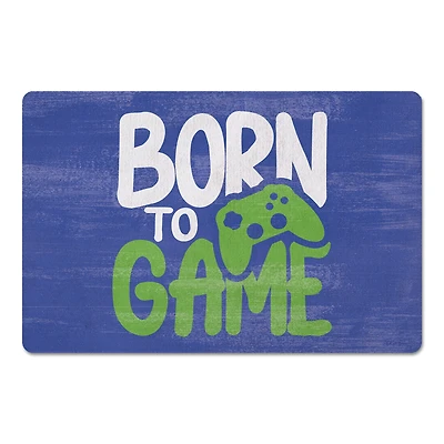 18" x 27" Born to Game Floor Mat