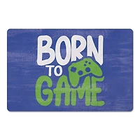 18" x 27" Born to Game Floor Mat