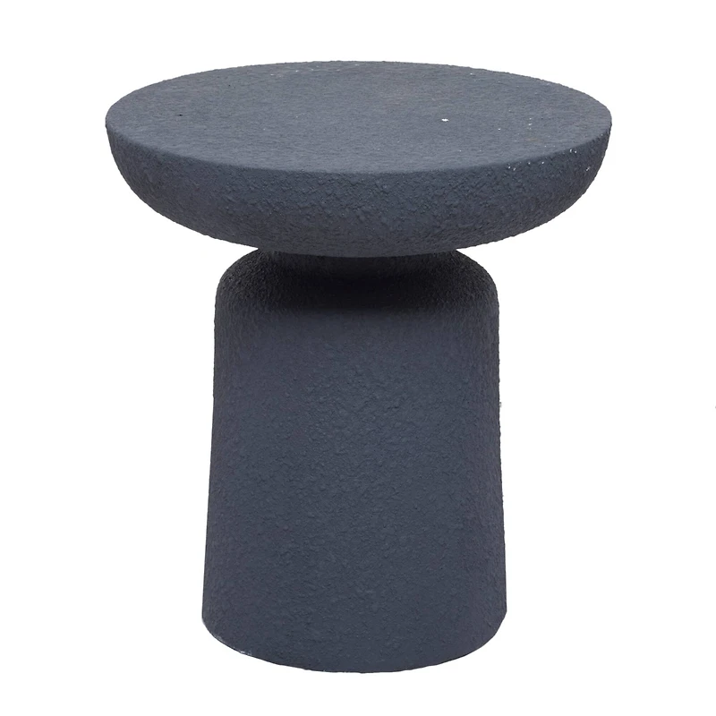 Blue Contemporary Garden Stool, 17" x 17" x 18"