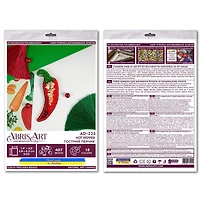 Abris Art Hot Pepper Bead Embroidery Decoration Kit