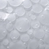 Bath Bliss Clear Recycled PVC Non-Slip Textured Bath Mat
