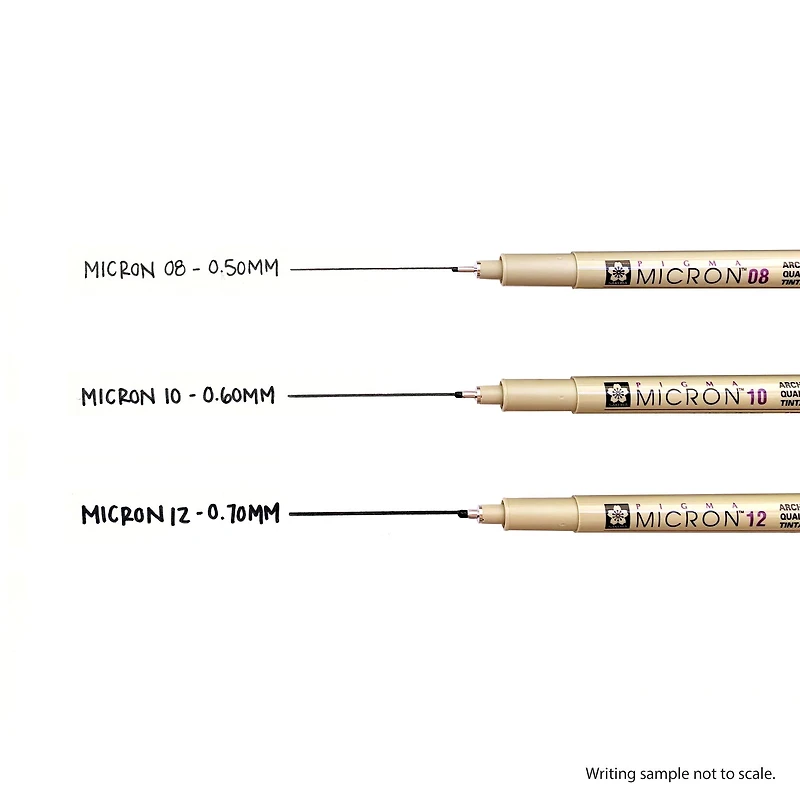 Pigma® Micron™ Black Pen Set