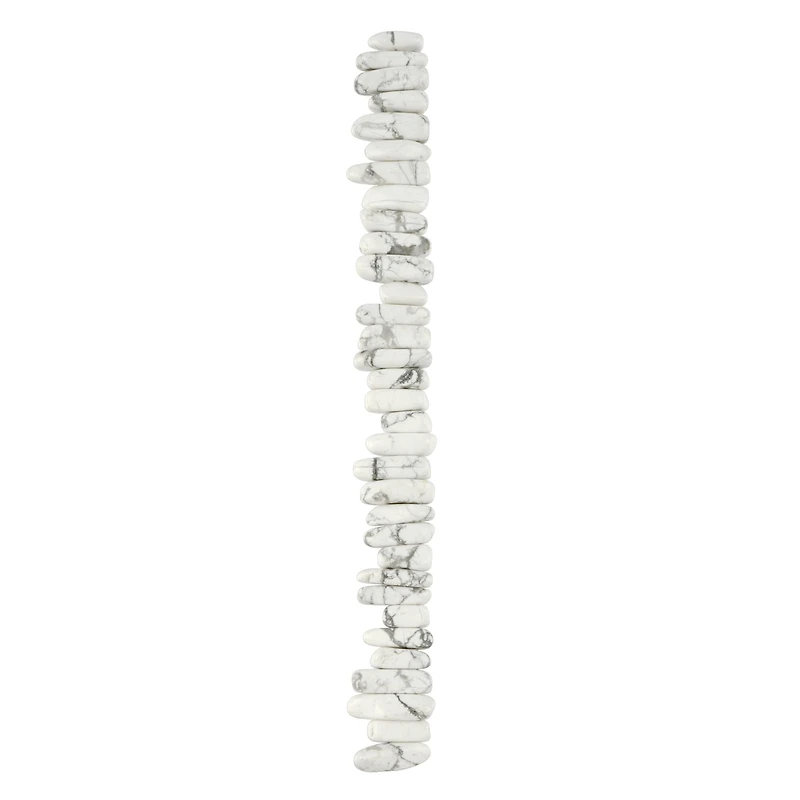 White Howlite Spike Beads by Bead Landing™