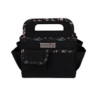 Everything Mary Black & Floral Collapsible Craft Caddy