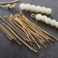 12 Packs: 72 ct. (864 total) 2" Gold Head Pin Connectors by Bead Landing™