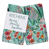 Floral Kitchen Hand Towel Set