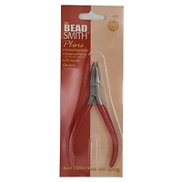 The Beadsmith® 4.75" Red Bent Chain Nose Pliers