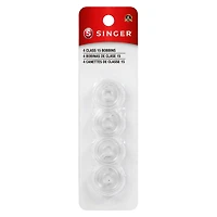 SINGER® Class 15 Transparent Bobbins, 4ct.