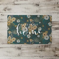 Feels Like Home Tropical Floral Floor Mat