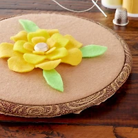 Anchor® Faux Wood Round Embroidery Hoop & Frame