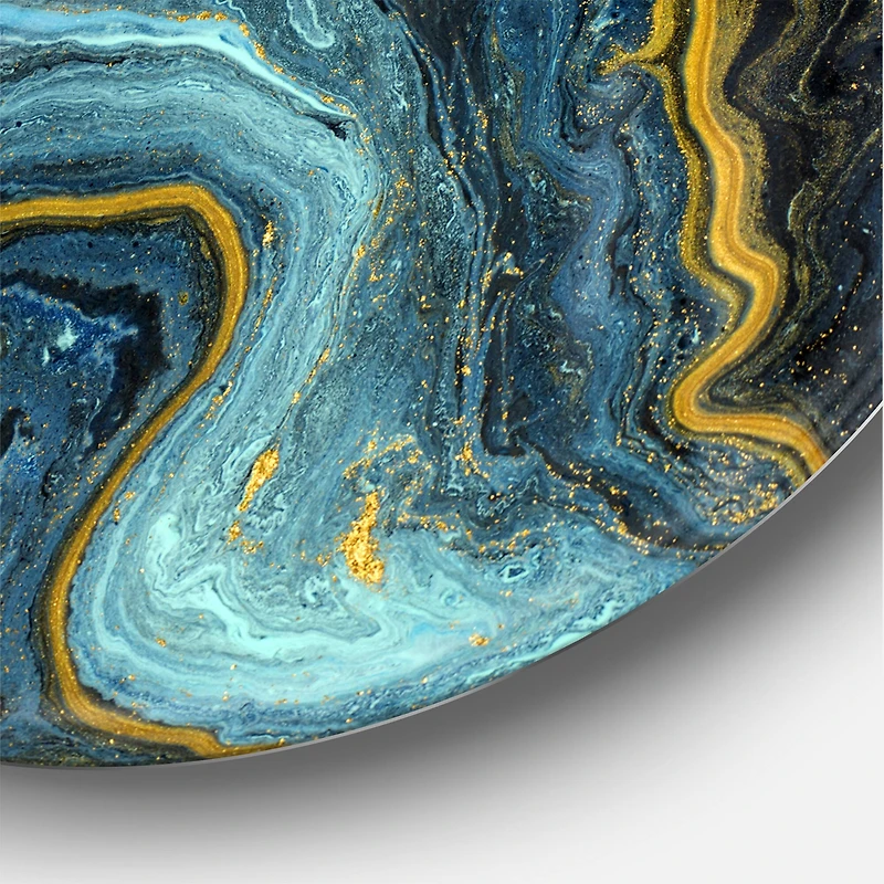 Designart - Agathe Ripple Golden Rivers