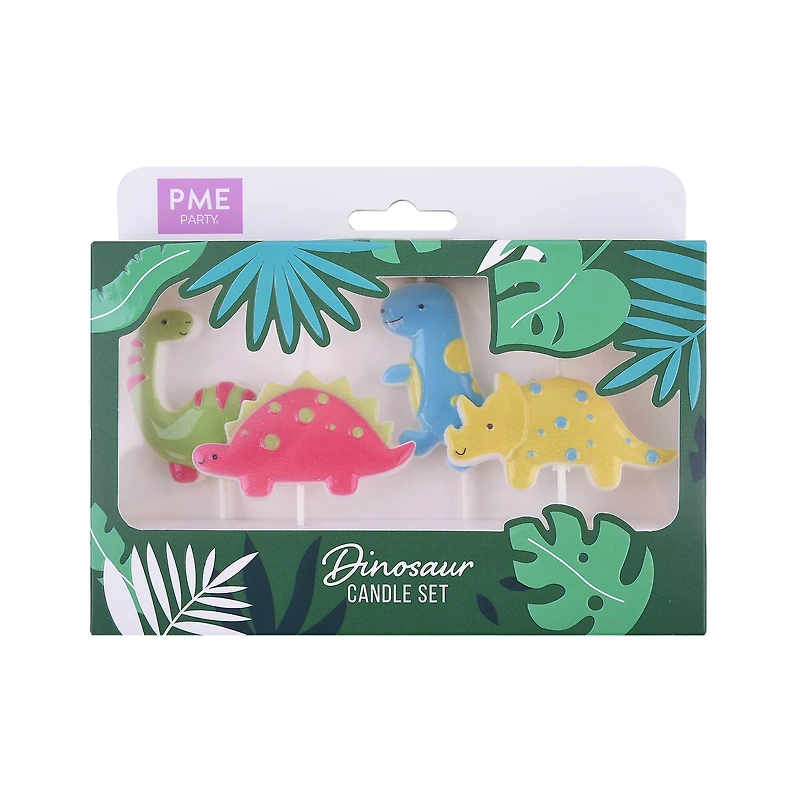 PME Party® Dinosaur Birthday Candle Set