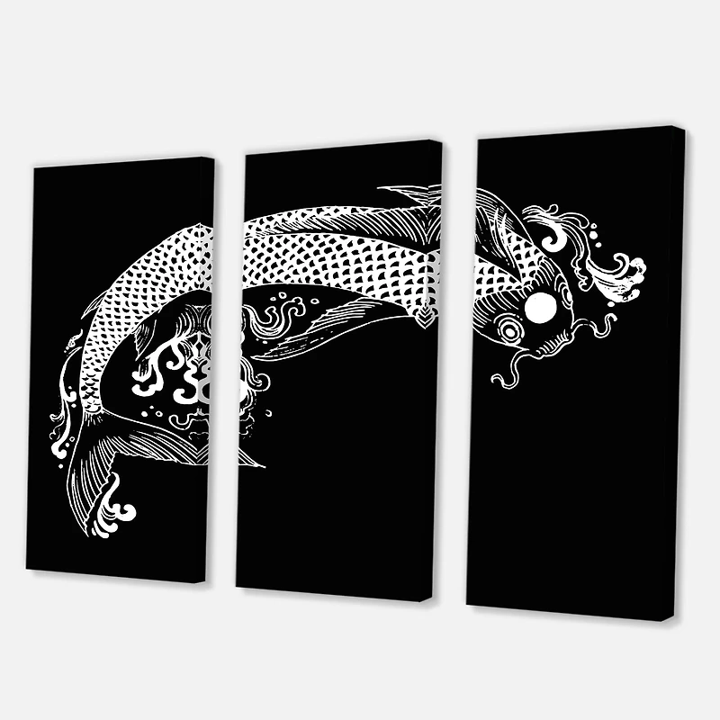 Designart - Chinoiserie Koi Fish I