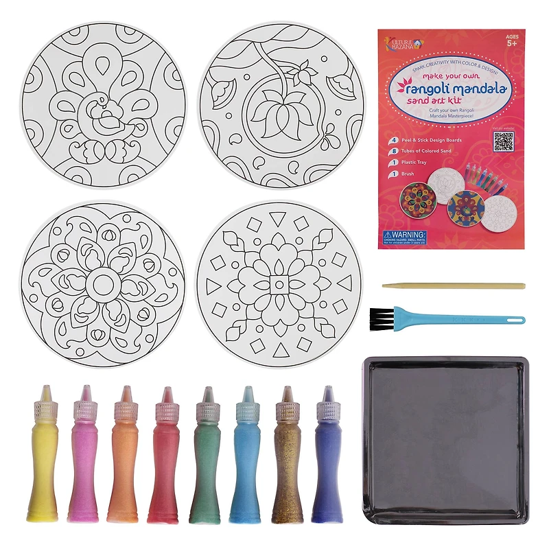 Kulture Khazana Make Your Own Rangoli Mandala Sand Art Kit