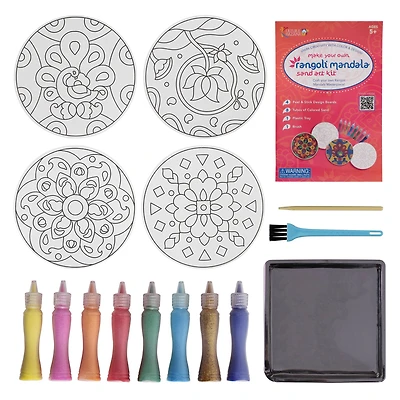 Kulture Khazana Make Your Own Rangoli Mandala Sand Art Kit