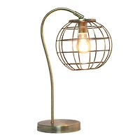 Lalia Home 20" Arched Metal Cage Table Lamp