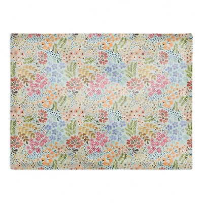 Wild Flower Floral Cotton Twill Placemat