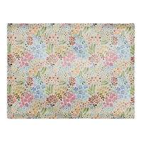 Wild Flower Floral Cotton Twill Placemat