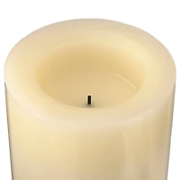 8 Pack: 4" x 8" Cream Real Wax Flameless LED Candle by Ashland®