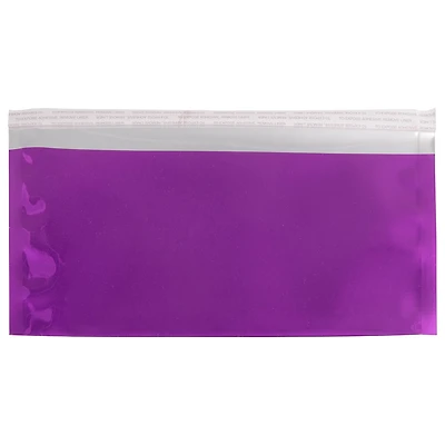 JAM Paper 4" x 9.5" Foil Self Adhesive Business Envelopes
