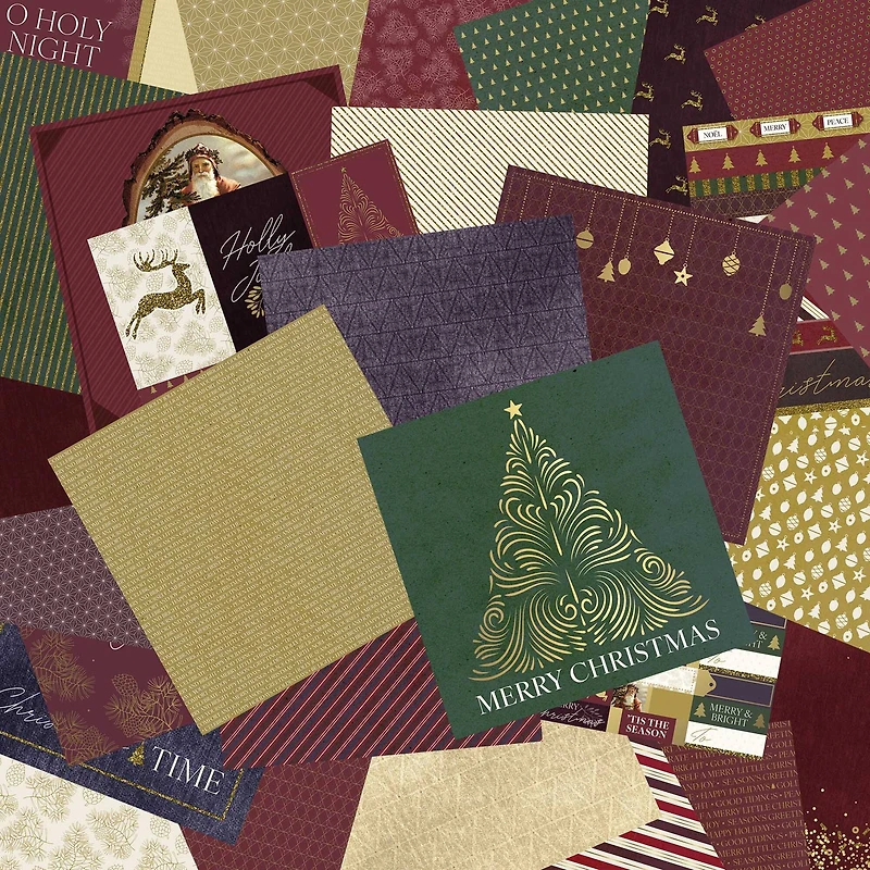 12" x 12" Holiday Tidings Paper Pad by Recollections™