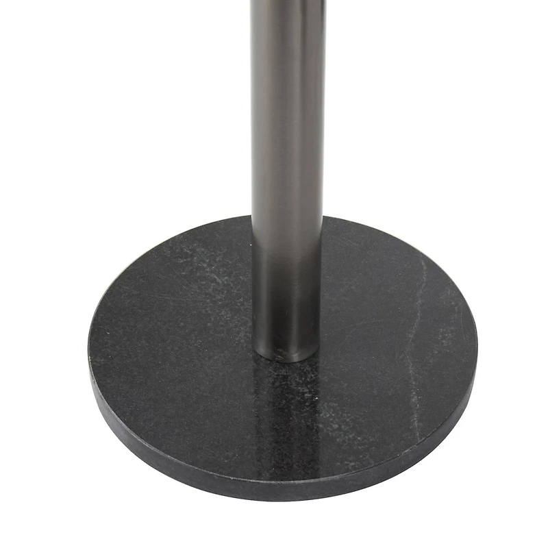 Silver Wine Glass Inspired Metal Planter Set