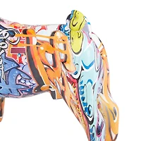 The Novogratz CosmoLiving by Cosmopolitan Multi  Polystone Contemporary Sculpture, 7" x 13" x 6"