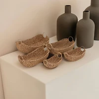 Brown Natural Seagrass Storage Basket Set