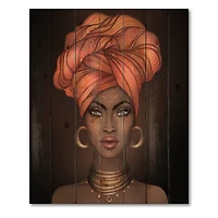 Designart - African American Woman with Turban V