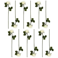 12 Pack: White Faux Rose by Ashland®