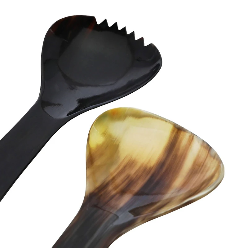 Hello Honey® Horn Salad Servers Set