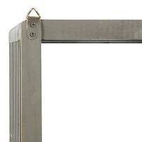 Gray Wood Contemporary Wall Shelf, 34" x 12" x 7"