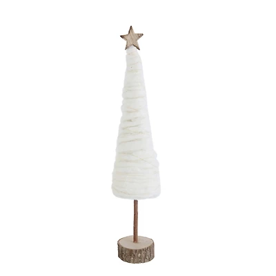 Hello Honey® 18" Wool Christmas Tree with Star