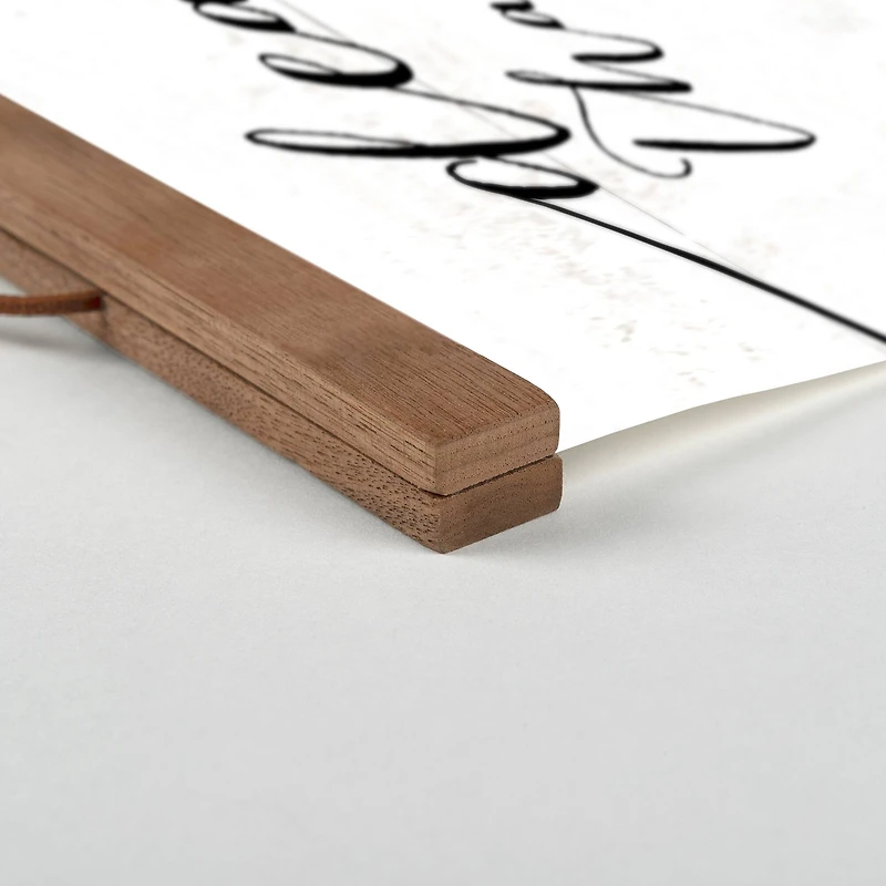 Thank You Mom Teak Hanging Canvas