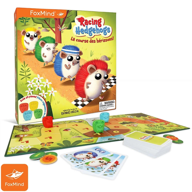 FoxMind Games Racing Hedgehogs Board Game