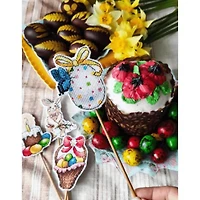 MP Studia Easter Joy Plastic Canvas Counted Cross Stitch Kit