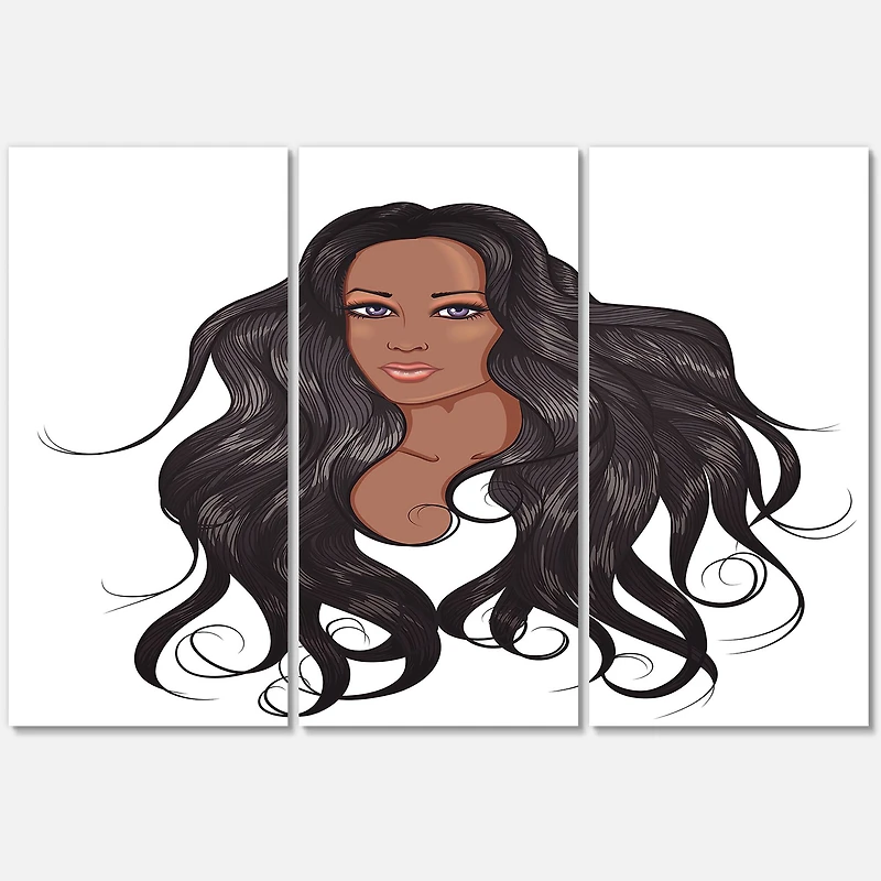 Designart - Portrait Of African American Woman XV