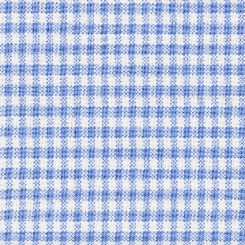 Blue & White Plaid Cotton Fabric by Loops & Threads™