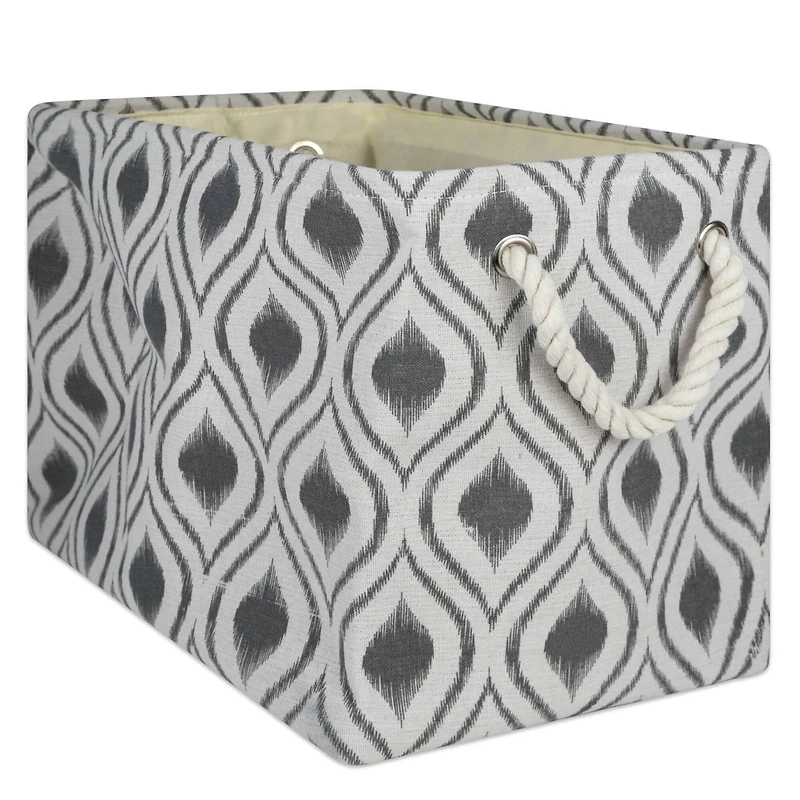 DII® Medium Rectangle Ikat Mineral Polyester Bin