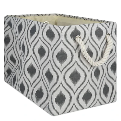 DII® Medium Rectangle Ikat Mineral Polyester Bin